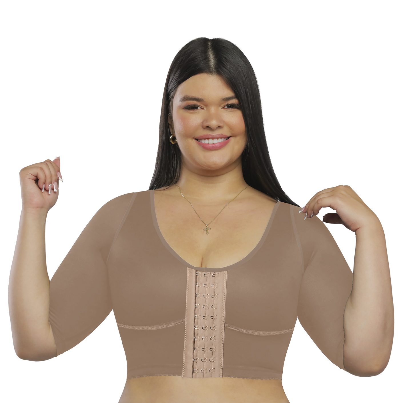 Brasier postquirúrgico con mangas REF. LS01-BM